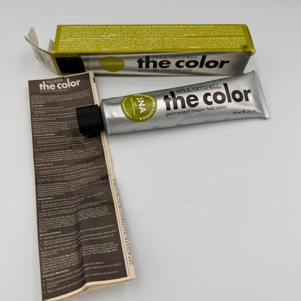 Paul Mitchell The Color Permanent Cream Hair Color 5NA Natural Ash Brown 3oz